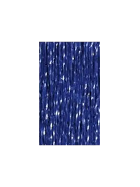 FIL AU CHINOIS Cocon Caudry N° 3076 Navy lamé argent