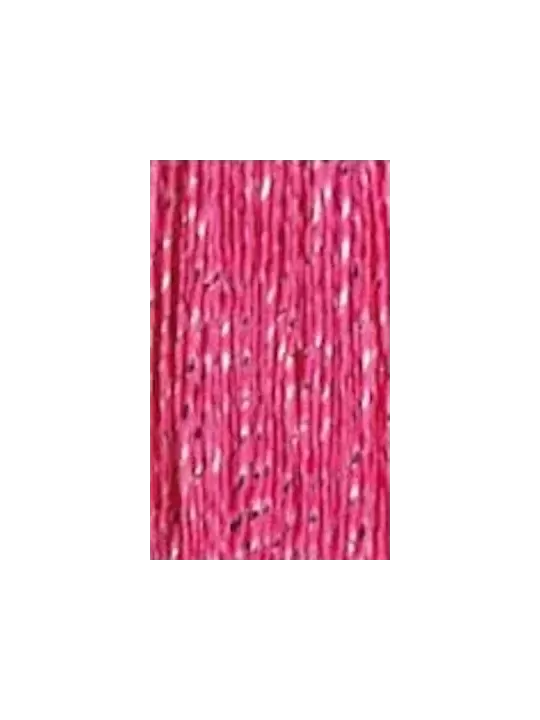 FIL AU CHINOIS Cocon Caudry N° 3309 Rose lamé argent