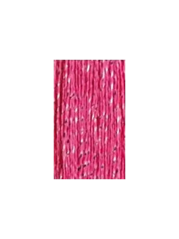 FIL AU CHINOIS Cocon Caudry N° 3309 Rose lamé argent