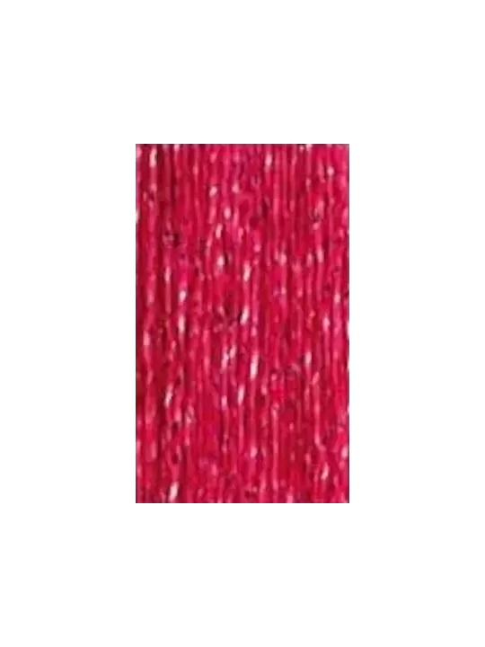 FIL AU CHINOIS Cocon Caudry N° 3110 Fuchsia lamé argent