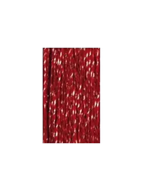 FIL AU CHINOIS Cocon Caudry N° 3039 Bordeaux lamé argent