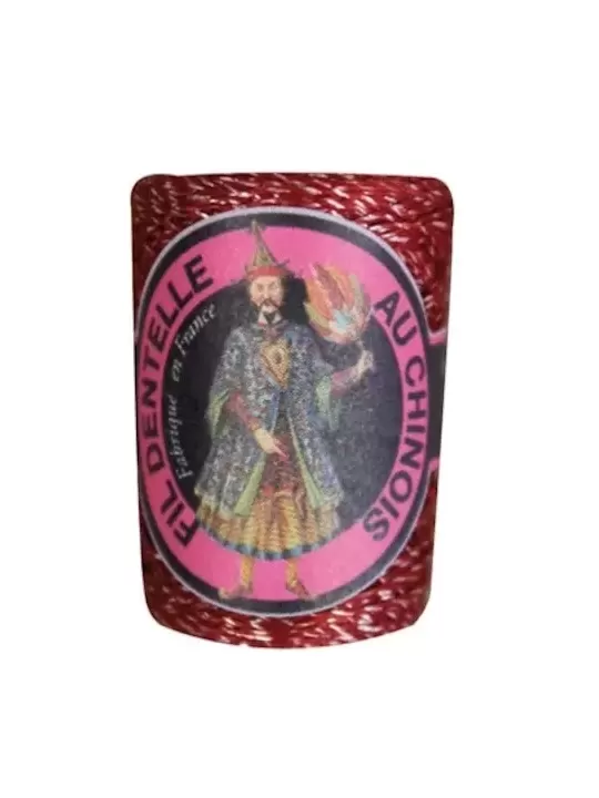 Cocon Caudry Fil au Chinois 3039 Bordeaux lamé argent