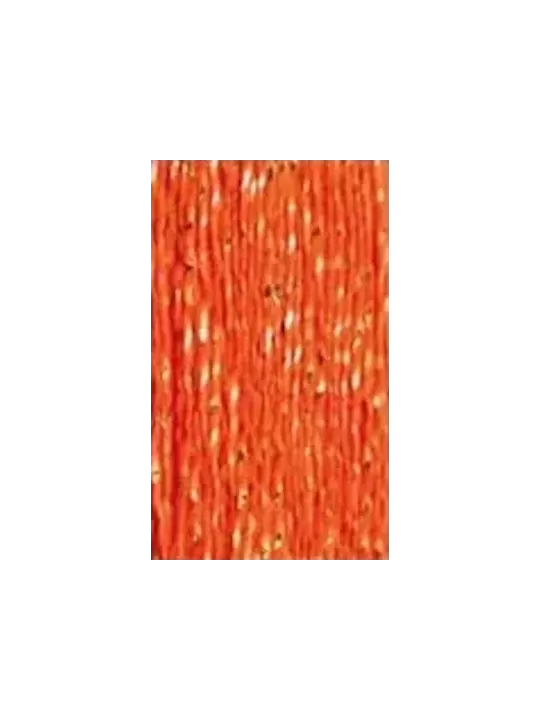 FIL AU CHINOIS Cocon Caudry N° 3078 Orange lamé argent
