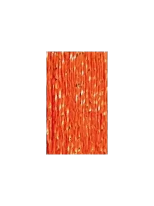 FIL AU CHINOIS Cocon Caudry N° 3078 Orange lamé argent