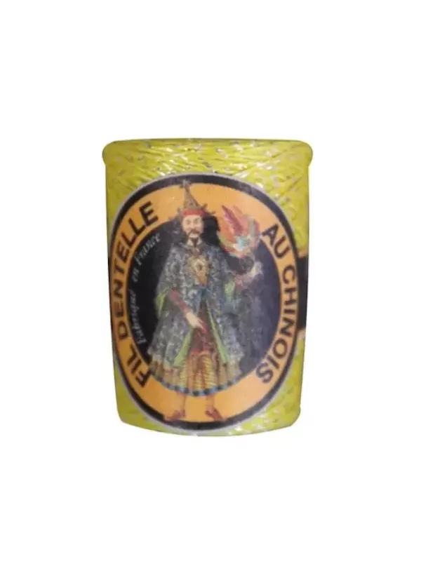 Cocon Caudry Fil au Chinois 3024 Jaune lamé argent