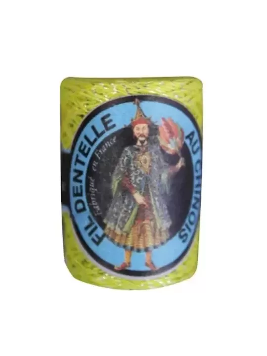 Cocon Caudry Fil au Chinois 3818 Anis lamé argent