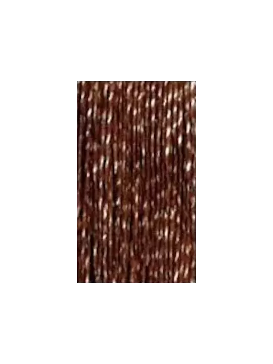 FIL AU CHINOIS Cocon Caudry N° 3058 Marron lamé argent