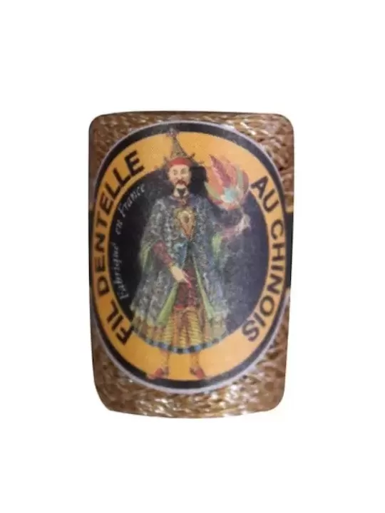 Cocon Caudry Fil au Chinois 3057 Noisette lamé argent
