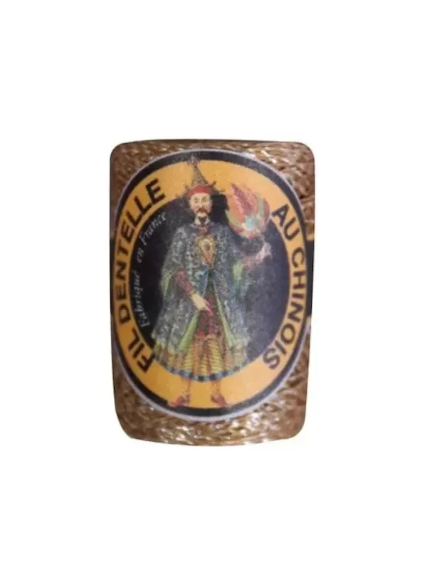 Cocon Caudry Fil au Chinois 3057 Noisette lamé argent