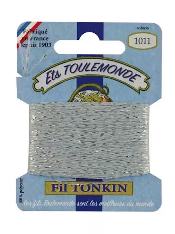 Fil à broder brillant Tonkin 1011 Ciel