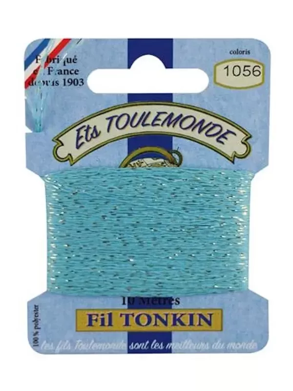 Fil à broder brillant Tonkin 1056 Eau