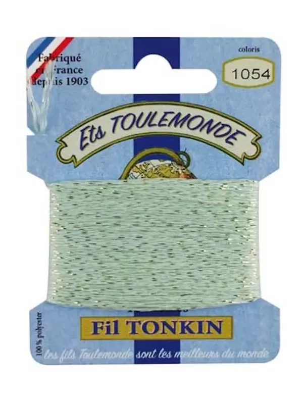 Fil à broder brillant Tonkin 1054 Céladon
