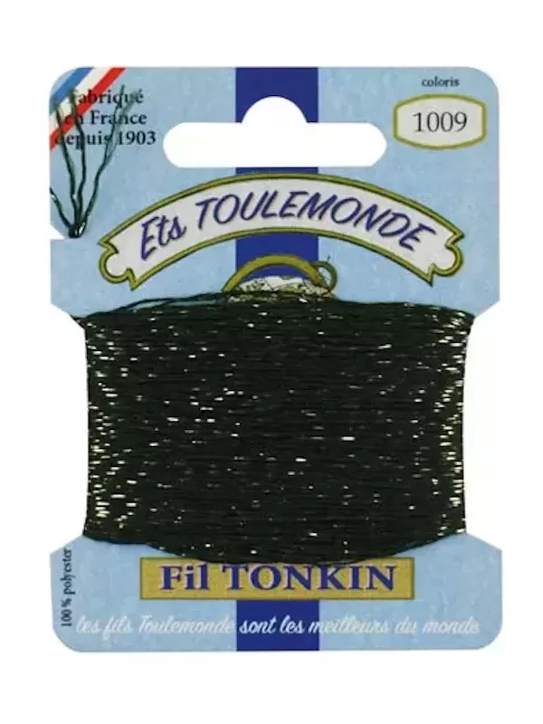 Fil à broder brillant Tonkin 1009 Sapin