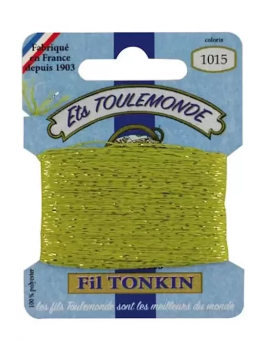Fil à broder brillant Tonkin 1015 Anis
