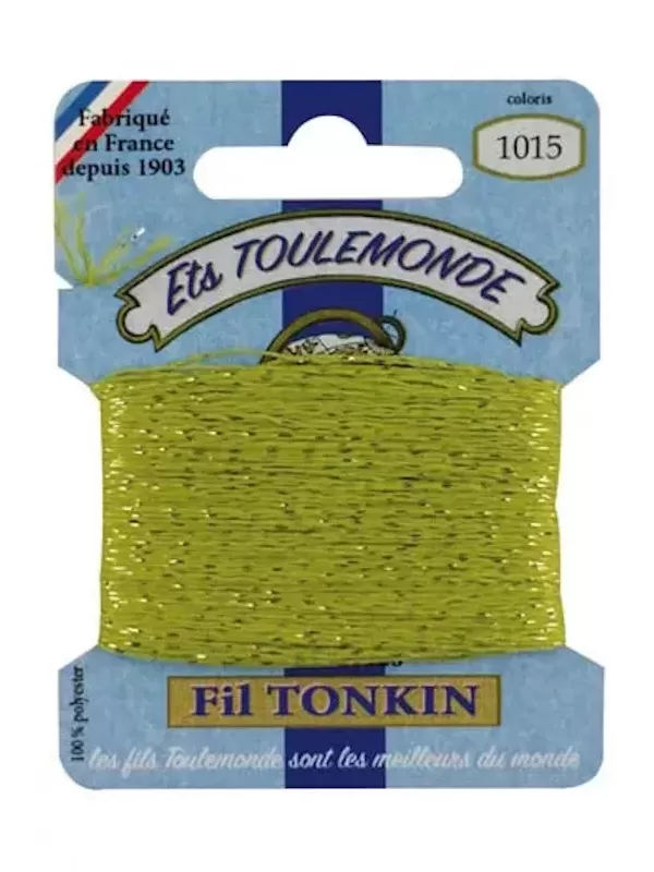 Fil à broder brillant Tonkin 1015 Anis