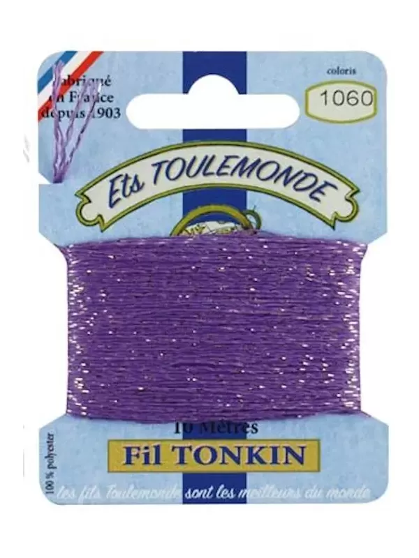 Fil à broder brillant Tonkin 1060 Parme