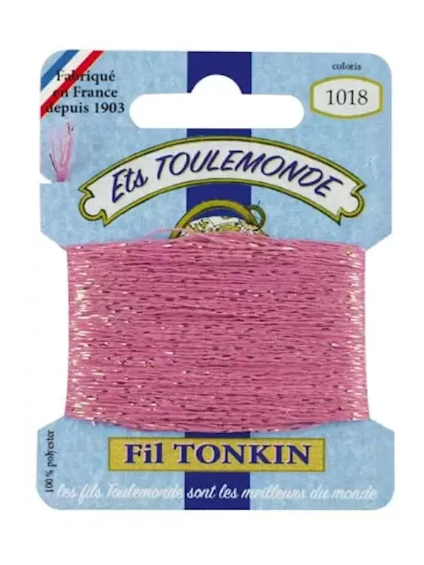 Fil à broder brillant Tonkin 1018 Mauve