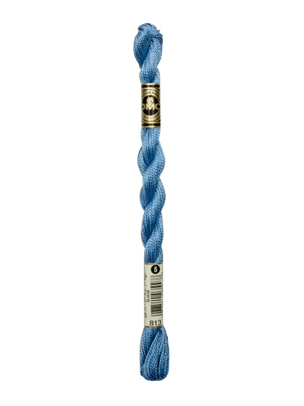 DMC Coton Perlé N° 3 (Art. 115) 813 Bleu gauloise