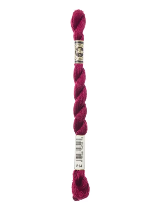 DMC Coton Perlé N° 3 (Art. 115) 814 Rouge vin
