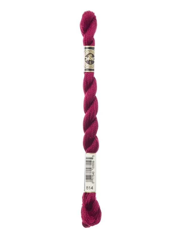 DMC Coton Perlé N° 3 (Art. 115) 814 Rouge vin
