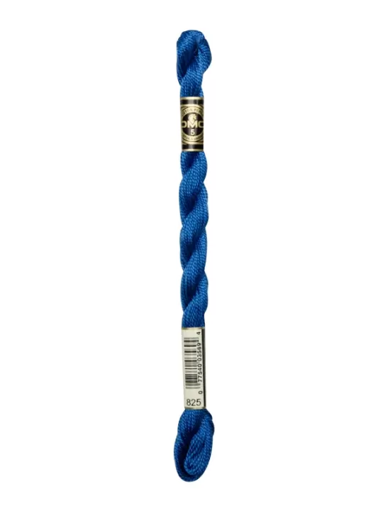 DMC Coton Perlé N° 3 (Art. 115) 825 Bleu gentiane
