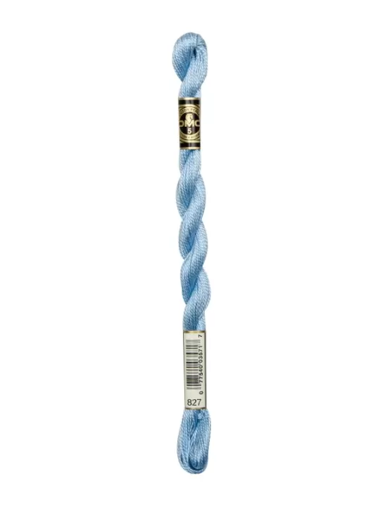 DMC Coton Perlé N° 3 (Art. 115) 827 Bleu myosotis