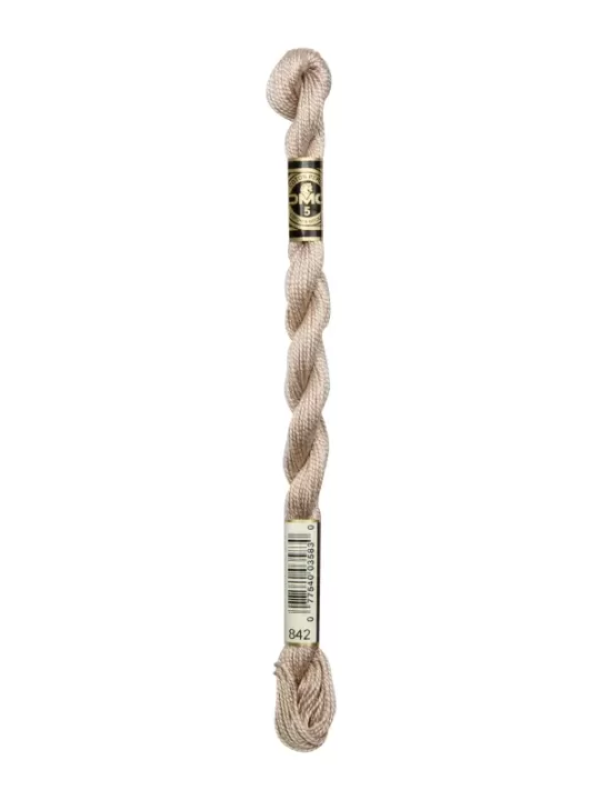 DMC Coton Perlé N° 3 (Art. 115) 842 Cordage beige