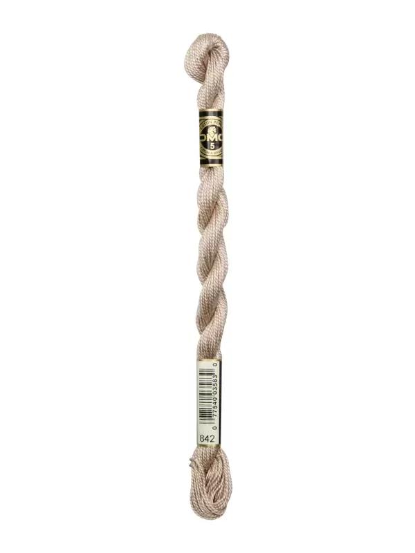 DMC Coton Perlé N° 3 (Art. 115) 842 Cordage beige
