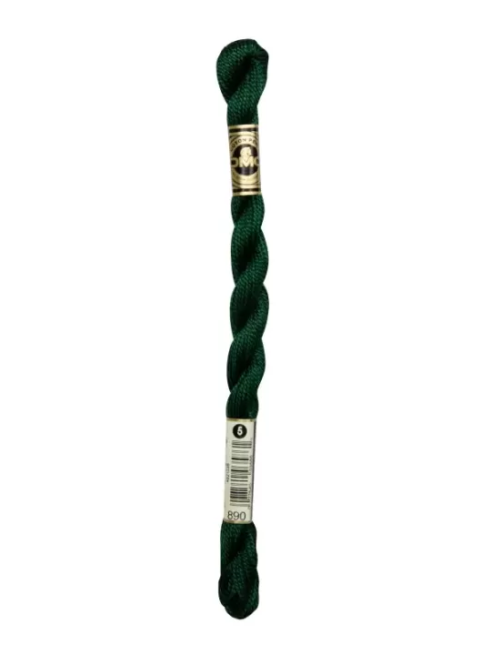DMC Coton Perlé N° 3 (Art. 115) 890 Vert Forêt noire