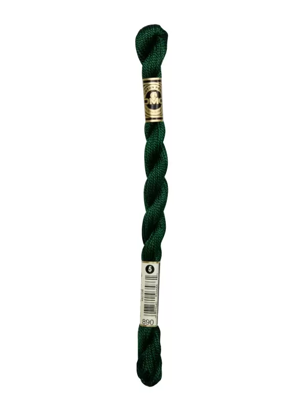 DMC Coton Perlé N° 3 (Art. 115) 890 Vert Forêt noire