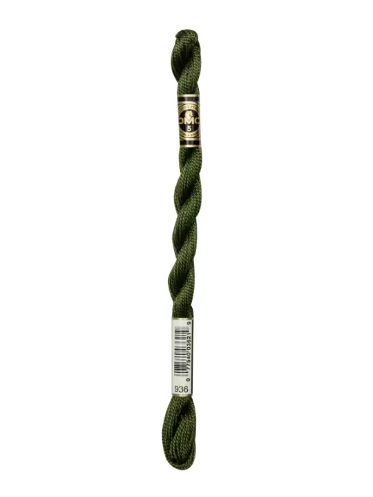 DMC Coton Perlé N° 3 (Art. 115) 936 Vert mousse de chêne
