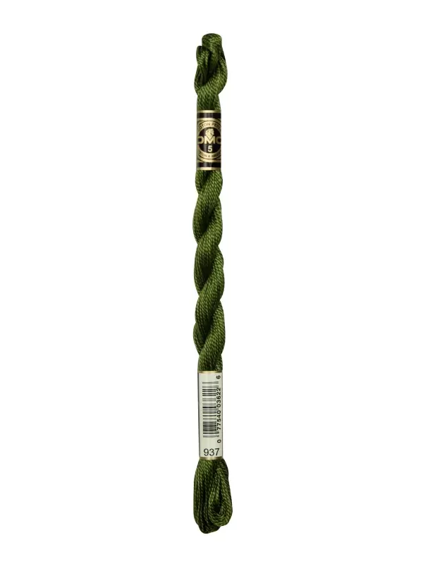 DMC Coton Perlé N° 3 (Art. 115) 937 Vert mousse