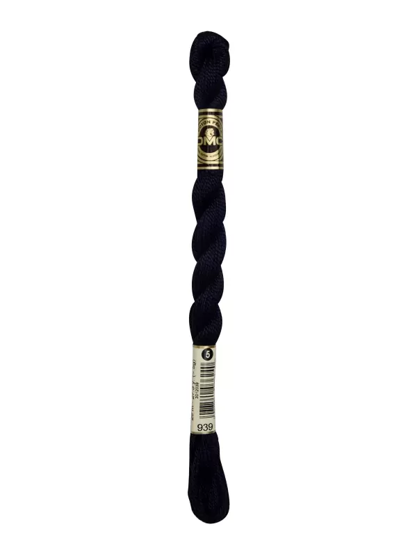 DMC Coton Perlé N° 3 (Art. 115) 939 Bleu sureau