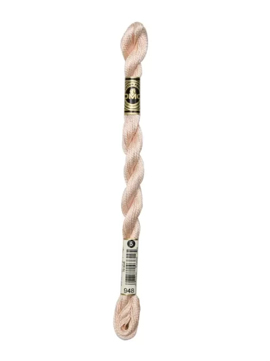DMC Coton Perlé N° 3 (Art. 115) 948 Plume rose