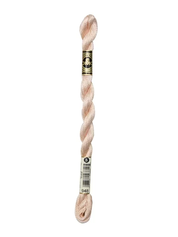 DMC Coton Perlé N° 3 (Art. 115) 948 Plume rose