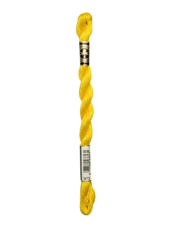 DMC Coton Perlé N° 3 (Art. 115) 973 Jonquille