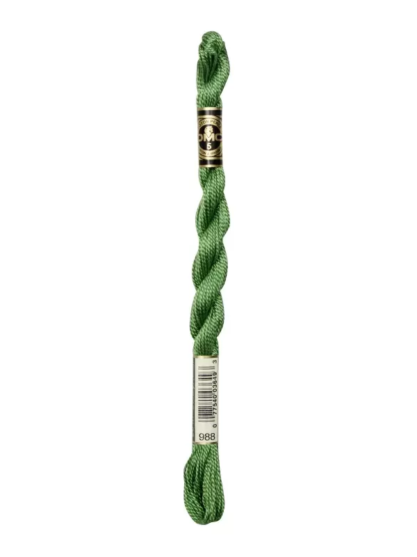 DMC Coton Perlé N° 3 (Art. 115) 988 Verveine