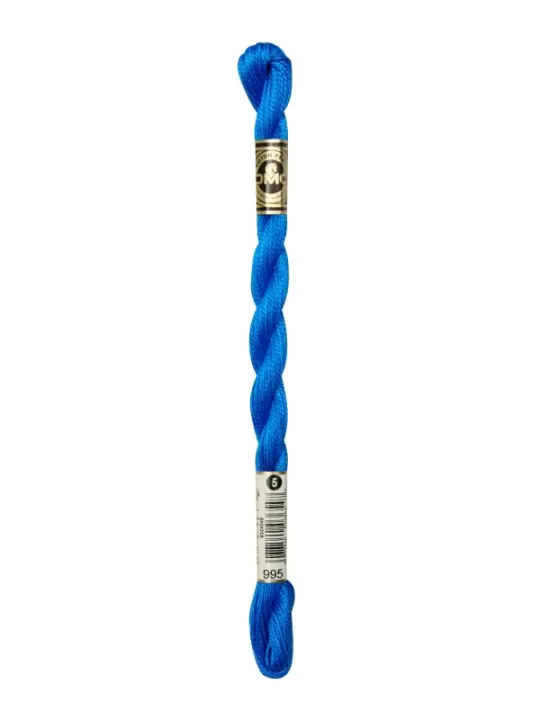 DMC Coton Perlé N° 3 (Art. 115) 995 Bleu Caraïbes