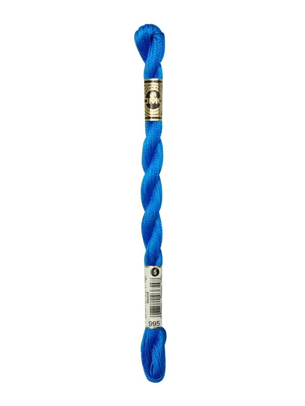 DMC Coton Perlé N° 3 (Art. 115) 995 Bleu Caraïbes
