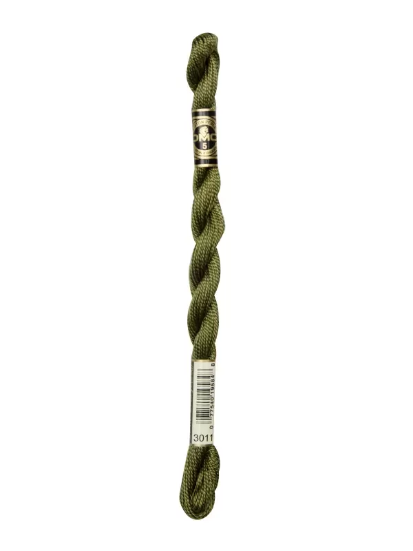 DMC Coton Perlé N° 3 (Art. 115) 3011 Vert artichaud