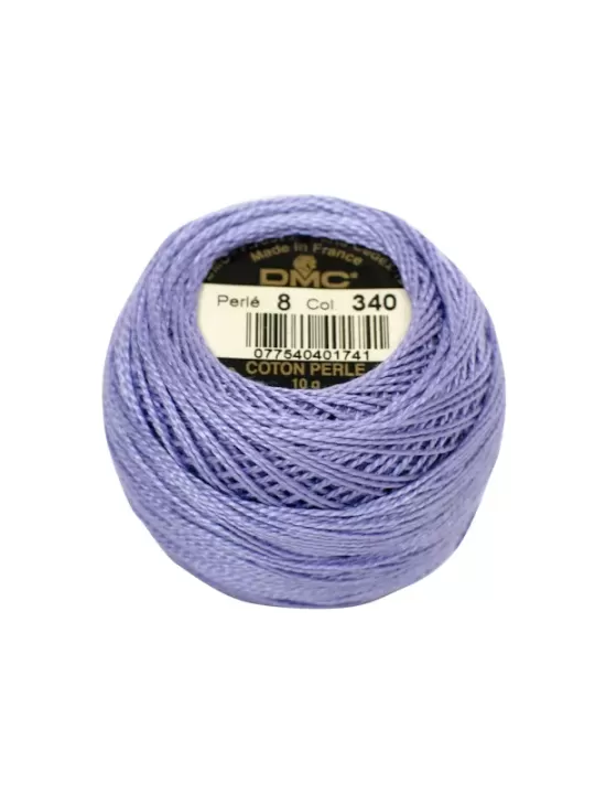 DMC Coton Perlé N° 8 (Art. 116) 340 Glycine violette