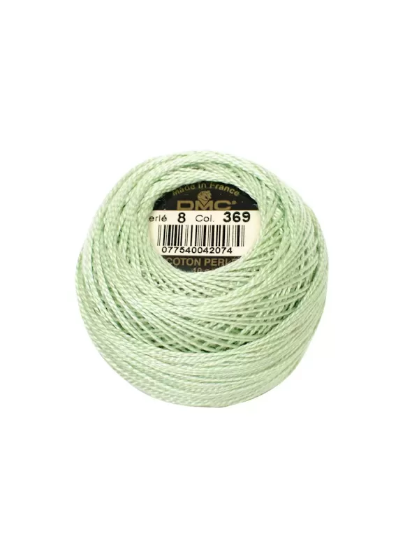 DMC Coton Perlé N° 8 (Art. 116) 369 Vert pousse de bambou