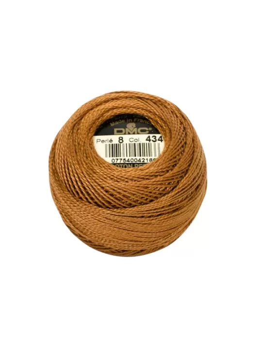 DMC Coton Perlé N° 8 (Art. 116) 434 Brun cigare