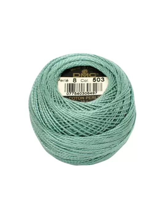 DMC Coton Perlé N° 8 (Art. 116) 503 Thym vert