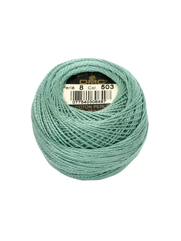 DMC Coton Perlé N° 8 (Art. 116) 503 Thym vert