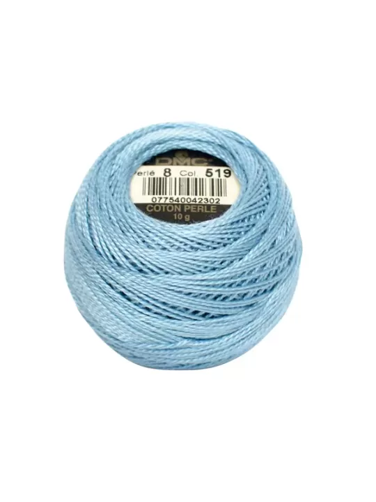 DMC Coton Perlé N° 8 (Art. 116) 519 Embruns bleutés