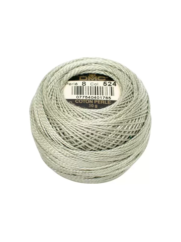 DMC Coton Perlé N° 8 (Art. 116) 524 Vert galet