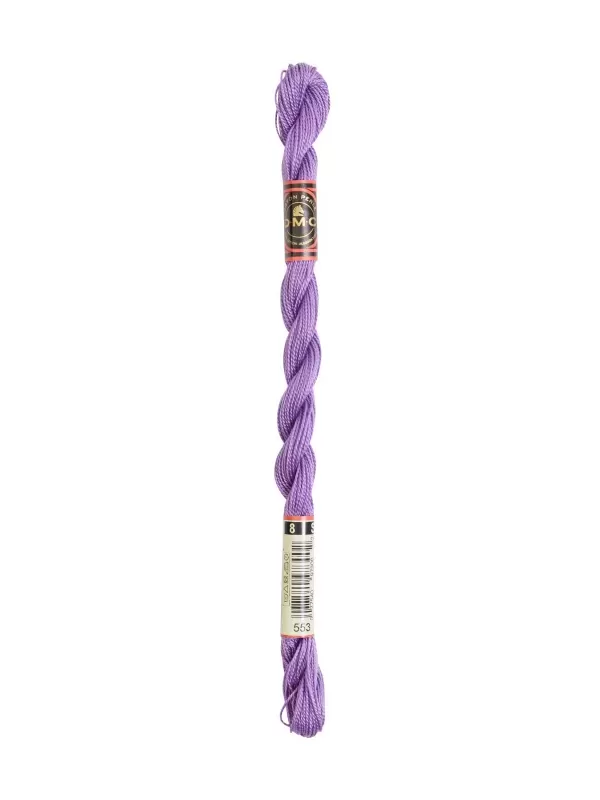 DMC Coton Perlé N° 8 (Art. 116) 553 Améthyste violette