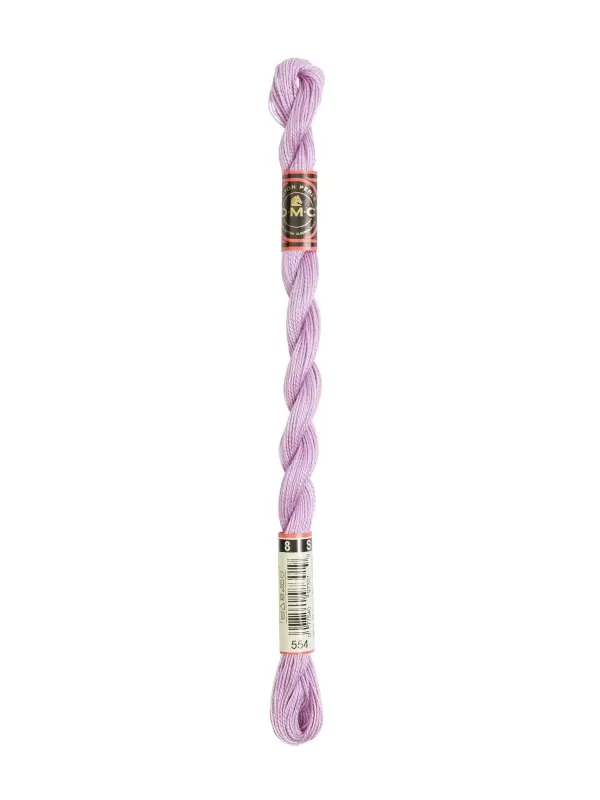DMC Coton Perlé N° 8 (Art. 116) 554 Violet pastel