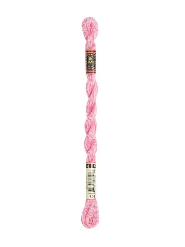 DMC Coton Perlé N° 8 (Art. 116) 604 Jacinthe rose